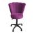 Cadeira Pétala Mocho para Estetica e Penteadeira Escolha sua cor - WeD Decor Violeta escuro