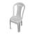 Cadeira Plástica Bistro Jesus 152kg Solplast  Branco