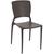 Cadeira Plástica Polipropileno e Fibra de Vidro Safira - Tramontina Marrom 92048/109