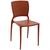 Cadeira Plástica Polipropileno e Fibra de Vidro Safira - Tramontina Terracota 92048/242