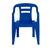Cadeira Poltrona Apoio de Braço Flow Colorida Mor  Azul