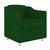 Cadeira Poltrona Decorativa Reforçada Sala de Espera  Balaqui Decor Verde