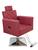 Cadeira Poltrona Reclinável Confort De Cabeleireiro Base quadrada Bordo Acetinado
