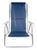 Cadeira Praia Alumínio Reclinável 8 Posições Mor 2267 Azul Azul