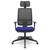 Cadeira Presidente Brizza Back Plax Plaxmetal Tecido Aero Space T39-Azul