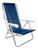 Cadeira Reclinável 8 Posições Alumínio Praia Piscina Mor Azul