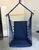 Cadeira Rede Balanço Suspensa azul 
