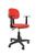 Cadeira Secretaria Bolt com Braco T Vermelho