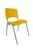 Cadeira Secretaria Ergoplax Fixa BC Amarelo