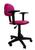 Cadeira Secretaria Giratoria Polo com Braco Regulavel Pink