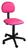 Cadeira secretária s regulagem de altura corano Rosa Rosa