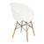 Cadeira Tramontina Elena em Polipropileno Branco com Base 3D Branco
