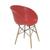 Cadeira Tramontina Elena em Polipropileno Vermelho com Base 3D Vermelho