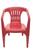 Cadeira Tramontina Plástica Atalaia Com Braços Vermelha Vermelho