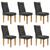 Cadeiras Kit 6 Cadeiras Germany Cinamomo/Off White/Boucle Cinza - Cel Móveis Cinza