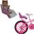 Cadeirinha Boneca Alive Infantil Bebe Traseira Bicicleta Infantil Cores Rosa sorvete