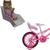 Cadeirinha Boneca Alive Infantil Bebe Traseira Bicicleta Infantil Cores Rosa estrela