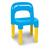 Cadeirinha Cadeira Infantil Adicional Para Mesa Mesinha Inf Azul