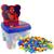 Cadeirinha Com Blocos De Montar Infantil 256 Peças Educativo Cadeira Didática Brinquedos GGB Homem, Aranha