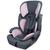 Cadeirinha de Bebê para Carro Assento de Elevação Suporta de 9 a 36 Kg Rosa/Cinza
