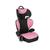 Cadeirinha e Assento Triton Infantil para Carro Tutti Baby Preto/Rosa