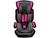 Cadeirinha para Auto Cosco Kids Tour Cinza e Rosa