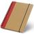Caderneta de Anotações Ecológica 10x14cm 60 Folhas Sem Pauta Vermelho