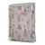 Caderno Argolado A4 Fichário Cristal 250 Folhas Divisórias Floral Preto Rosa Listrado Floral Listrado Rosa