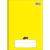 Caderno brochura capa dura 1/4 d+ 96f Amarelo