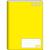 Caderno Brochura Pequeno 48 Folhas Amarelo
