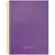 Caderno de anotações brilhante 80 folhas GLIMMER  roxo