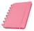 Caderno De Discos Inteligente Folhas Pautadas A4 Destacável Rosa-claro