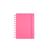 Caderno Inteligente Escolar Grande Espiral FWB Rosa Pink