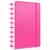 Caderno Inteligente Grande Escolar 80 Folhas Tamanho B5 Top Rosa Escuro