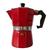 Cafeteira Italiana Café Moka 150 ml Preto Branca e Vermelha Vermelho