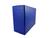 Caixa Arquivo Morto Organização Escritório - Plástico C/ 50 Un. Azul