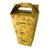 Caixa de Batata Frita com interior metalizado para Viagem tamanho G 100 unidades Amarelo desenhado