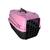Caixa de Cachorro e Gato para Transporte MECPET N2 Varias Cores Rosa