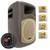 Caixa De Som Ativa Amplificada Shutt Retrô 480w RMS Bivolt P10 Bluetooth USB Completa Retorno LED Amarelo