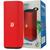 Caixa de Som Bluetooth Com Led Exbom M33BT Portátil de 10W RMS MP3 Player/FM Vermelha