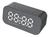 Caixa De Som E Rádio Relógio FM Bluetooth Auxiliar Micro SD Led LCD - SPK-B015 Preto
