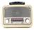 Caixa De Som Radio Retro Bluetooth Am/Fm/Sd/Usb /110V/220V Madeira