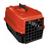 Caixa De Transporte Color N4 Cachorro Gato Cão Vermelho