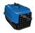 Caixa De Transporte N3 Para Cães E Gatos Grande Azul Azul
