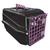 Caixa de Transporte para Cachorro Gato Podyum N4 Mec Pet Black/Rosa