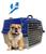 Caixa De Transporte Reforçada Pet N4 - Cães Cachorros Grandes Azul
