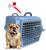 Caixa De Transporte Reforçada Pet N4 - Cães Cachorros Grandes Cinza