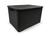 Caixa Organizador Rattan Preta Com Tampa 40 L Arqplast Preto