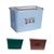 Caixa organizadora 30 litros  porta brinquedos fraldas acessorios roupa container infantil  Verde