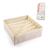 Caixa organizadora c/ 6 divisorias 32x32x12cm d0577 dolce home Bege